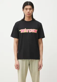 ICECREAM tricou din bumbac Soft Serve T-Shirt barbati, culoarea negru, cu imprimeu, IC25142 imagine