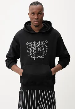Inbetweeners hanorac de bumbac culoarea negru, cu gluga, cu imprimeu, S5TWUAHS029 imagine