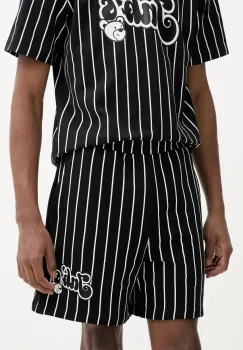 Inbetweeners pantaloni scurti din bumbac culoarea negru, cu imprimeu, S5TWUABE018 imagine