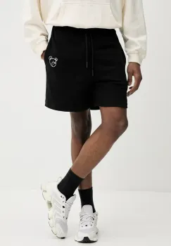 Inbetweeners pantaloni scurti din bumbac culoarea negru, uni, S5TWUABE027 imagine