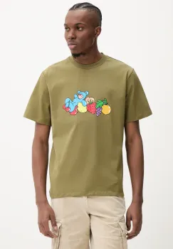 Inbetweeners tricou din bumbac culoarea verde, cu imprimeu, S5TWUATH035 imagine