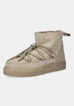 Inuikii cizme de zapada din piele intoarsa Classic Low culoarea verde, 1001.001.0092.356 imagine