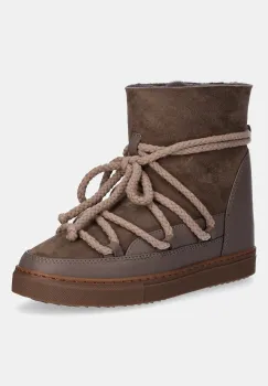 Inuikii cizme de zapada din piele intoarsa Classic Wedge culoarea maro, 1001.004.0042.163 imagine