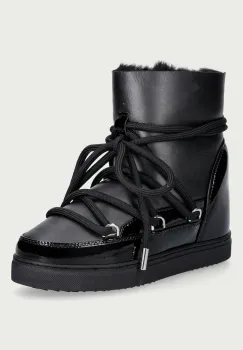 Inuikii Gloss Wedge cizme de zapada pentru femei din piele imagine