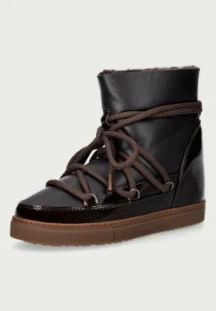 Inuikii Gloss Wedge cizme de zapada pentru femei din piele imagine