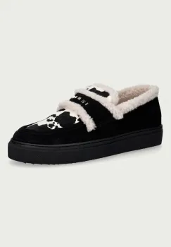 Inuikii mocasini pentru femei din piele Shearling Print imagine