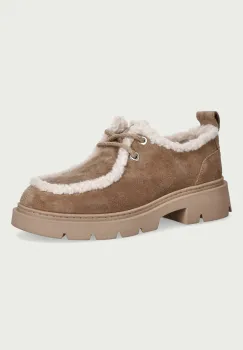 Inuikii pantofi pentru femei din piele intoarsa Mocabee Curly imagine
