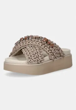 Inuikii papuci pentru femei Woven Stones Platform imagine