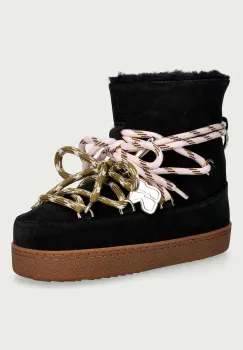 Inuikii  Quilted Suede cizme de zapada pentru femei din piele intoarsa imagine