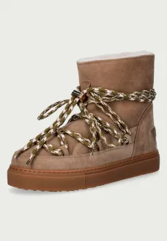 Inuikii  Suede Double Tie cizme de zapada pentru femei din piele intoarsa imagine