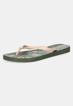 Ipanema papuci CLASSIC HAPP femei, culoarea verde, cu toc plat, 83582-AW924 imagine