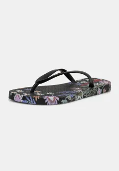 Ipanema papuci VERAO TROPIC femei, culoarea negru, cu toc plat, 27197-BB267 imagine