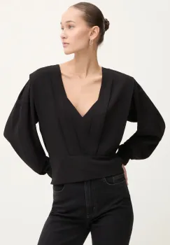IRO bluza femei, culoarea negru, neted, WP16SAMIAL imagine