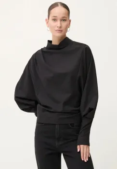 IRO bluza femei, culoarea negru, uni, WM16MELISSO imagine