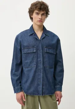 IRO camasa jeans culoarea bleumain, relaxed, MP18FANJA imagine