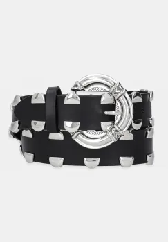 IRO curea de piele culoarea negru, WP128CAPTAINST imagine