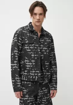 IRO geaca jeans barbati, culoarea negru, de tranzitie imagine