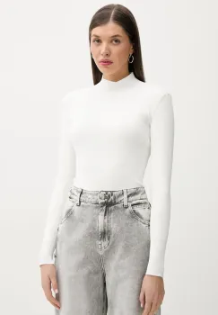 IRO pulover femei, culoarea bej, light, cu turtleneck, WP12FENYA imagine