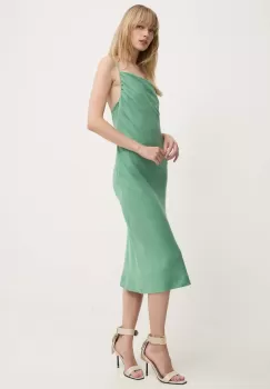 IRO rochie culoarea turcoaz, midi, drept, WP33SORPHEA imagine