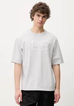 IRO tricou din bumbac barbati, culoarea gri, cu imprimeu, MP19JESSIESPE imagine