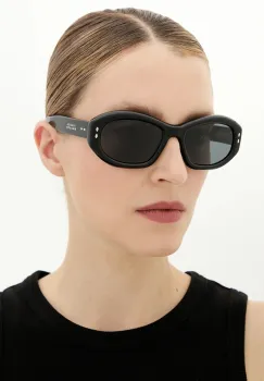 Isabel Marant ochelari de soare culoarea negru, IM 0237/S imagine