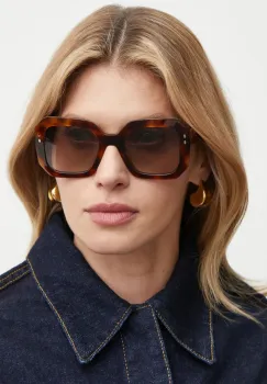 Isabel Marant ochelari de soare femei, culoarea maro, IM 0190/G/S imagine