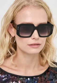 Isabel Marant ochelari de soare femei, culoarea negru imagine
