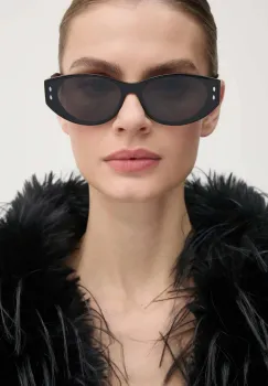 Isabel Marant ochelari de soare femei, culoarea negru, IM 0185/G/S imagine