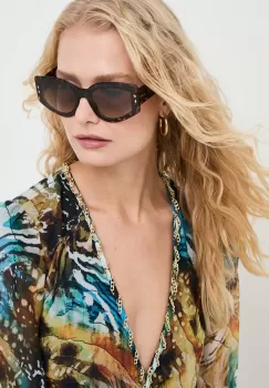 Isabel Marant ochelari de soare femei, culoarea verde imagine