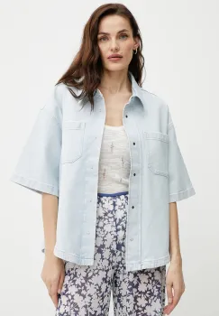 Ivy Oak camasa jeans ERICA cu guler clasic, relaxed, IO112365 imagine