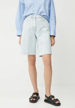 Ivy Oak pantaloni scurti jeans PIRI femei, uni, high waist, IO115209 imagine