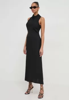 Ivy Oak rochie culoarea negru, maxi, drept imagine