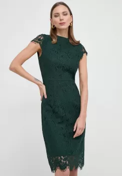 Ivy Oak rochie culoarea verde, mini, mulata imagine