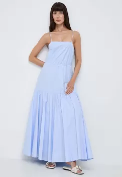 Ivy Oak rochie din bumbac maxi, evazati, IO117615 imagine