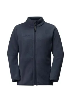Jack Wolfskin bluza copii culoarea albastru marin, neted, 1610471 imagine
