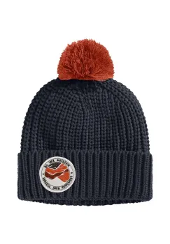 Jack Wolfskin caciula copii POMPOM BADGE culoarea albastru marin imagine