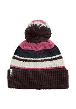 Jack Wolfskin caciula copii POMPOM BEANIE culoarea violet imagine