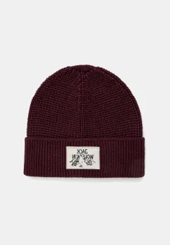 Jack Wolfskin caciula culoarea galben, din tricot gros, A61610 imagine