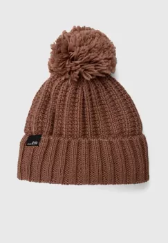 Jack Wolfskin caciula culoarea roz, din tricot gros imagine