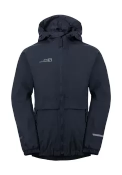 Jack Wolfskin geaca de ploaie copii RAINY DAYS culoarea albastru marin imagine