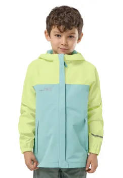 Jack Wolfskin geaca de ploaie copii TUCAN culoarea verde imagine