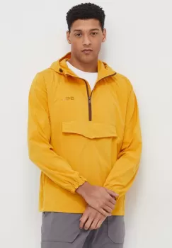 Jack Wolfskin geaca de ploaie Desert Wind Overhead barbati, culoarea galben imagine
