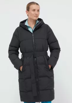 Jack Wolfskin geaca de puf femei, culoarea negru, de iarna imagine