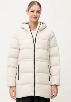 Jack Wolfskin geaca de puf FROZEN PALACE culoarea bej, de iarna, A65096 imagine