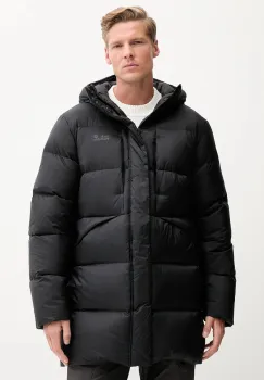 Jack Wolfskin geaca de puf ICY HILL culoarea negru, de iarna, A65049 imagine