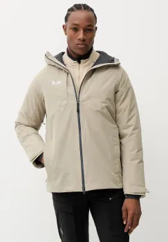 Jack Wolfskin geaca sport din puf ICECAPE culoarea bej, A65299 imagine