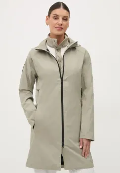 Jack Wolfskin geaca Wellsee femei, culoarea verde, de tranzitie, A63896 imagine