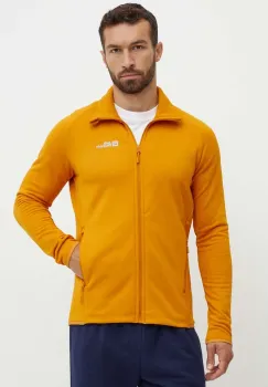 Jack Wolfskin hanorac Baiselberg culoarea portocaliu, neted imagine