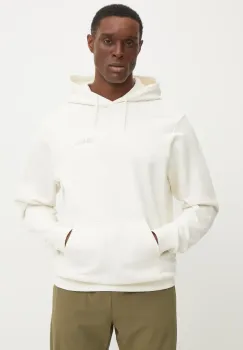 Jack Wolfskin hanorac de bumbac Essential barbati, culoarea bej, cu gluga, cu imprimeu, A63872 imagine
