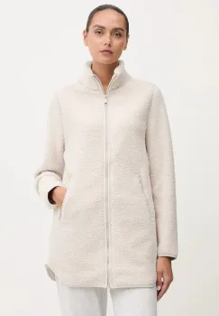Jack Wolfskin hanorac fleece HIGH CURL culoarea bej, uni, A65074 imagine